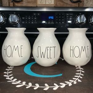 Rae Dunn HOME SWEET HOME Vases